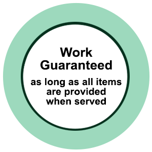 work-guaranteed-badge
